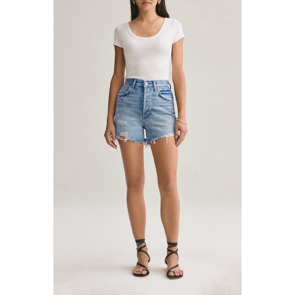 Agolde dee denim shorts